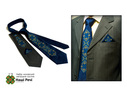 Краватка синя орнаментальна