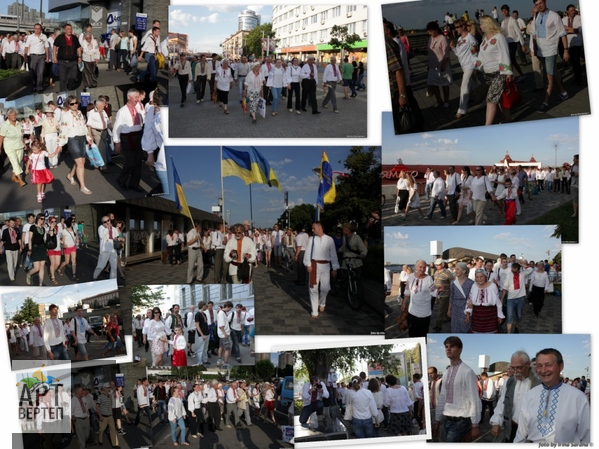 Хода "Вишиванковий Всесвіт" у Дніпропетровську (14.06.2013)