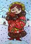 Серія новорічно-різдвяних картин на склі Наталі Курій-Максимів