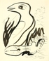 Птах (папір, туш)