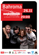 Группа Bahroma (г.Киев) 26 ноября в клубе MasterShmidt