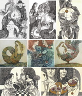 «Взаємодія» Анастасії Мельникової і Марини Купкіної (офорт та авторська графіка)