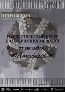 Традийційне європейське Різдво з професійним ансамблем «Amadeus»