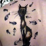 Боді-арт. Fishbones