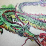 Боді-арт. Дракон