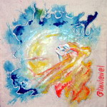 Сумка. Опівночі (бавовна, акрил)