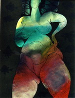 Афродита, 1999 р. 33х26, папір, змішана техніка