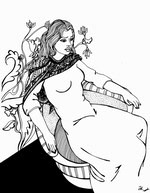 Девушка в платке