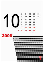 Календар жовтень