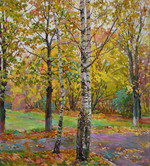Вероніка Чернієнко. Осінь. Берези