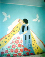 Галина віскунова. Розпис по стінах