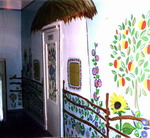 Галина Віскунова. Розпис по стінах