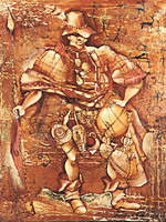 Gold digger (полотно, олія)