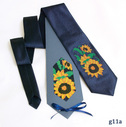 Краватка з соняшником