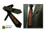 Краватка чорна орнаментальна